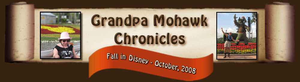 Grandpa Mohawk Chronicles banner - October 2008 Edition